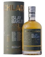 Flaske Bruichladdich Islay Barley 2013 fra otte gårde på Islay